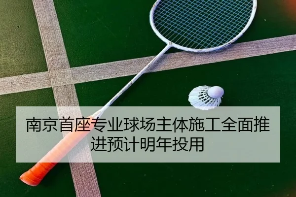 南京首座专业球场主体施工全面推进预计明年投用